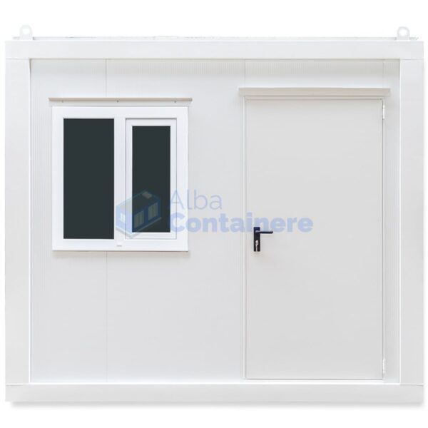 container birou alba 3metri alb