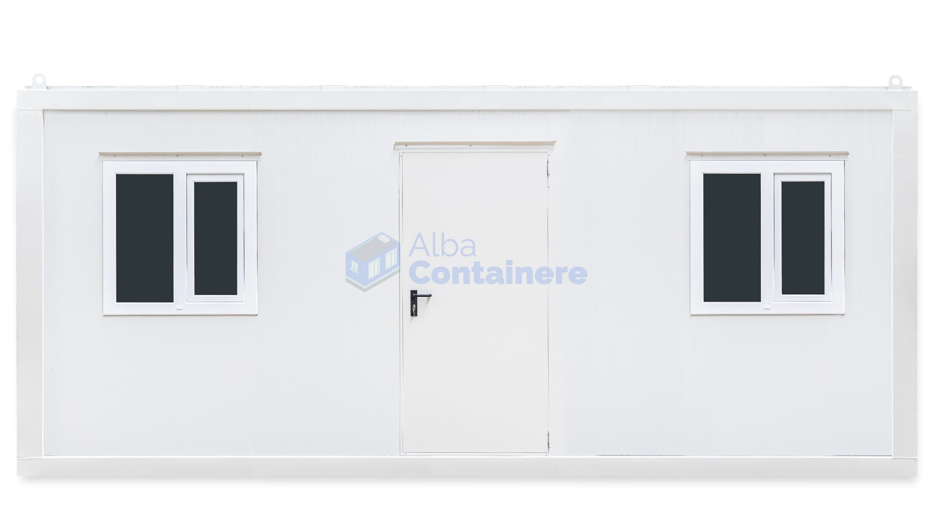 container birou alba 6metri 2geamuri alb