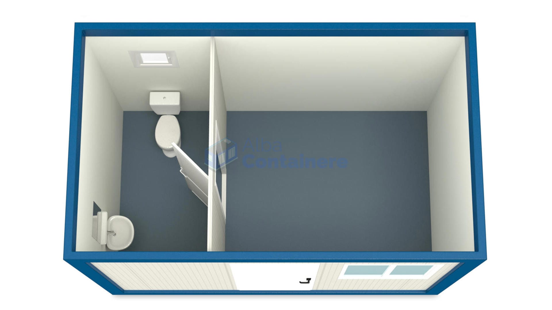 container casa alba 4metri albastru2