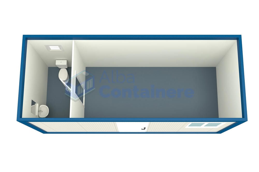 container casa alba 6metri albastru2