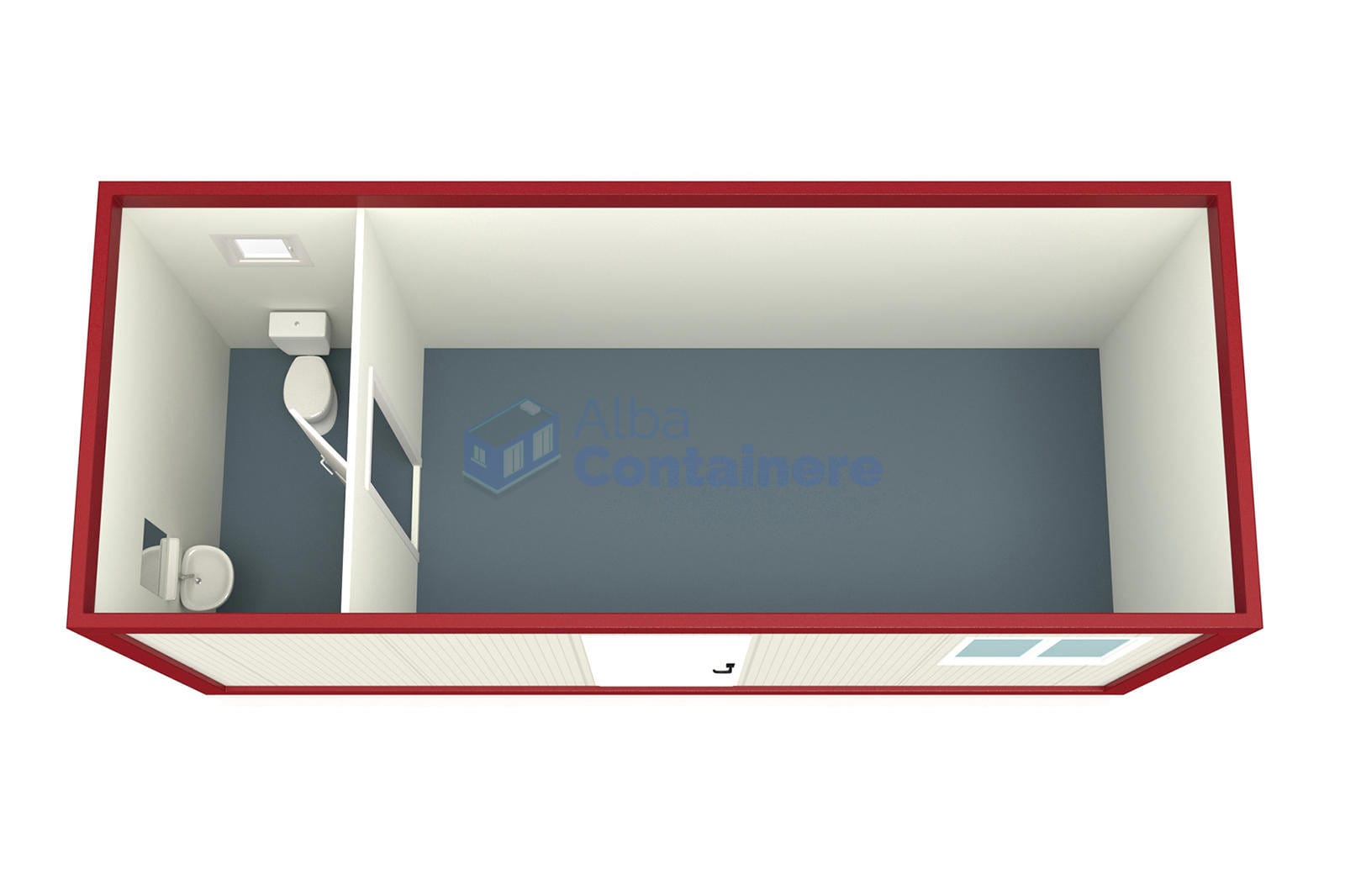 container casa alba 6metri rosu2