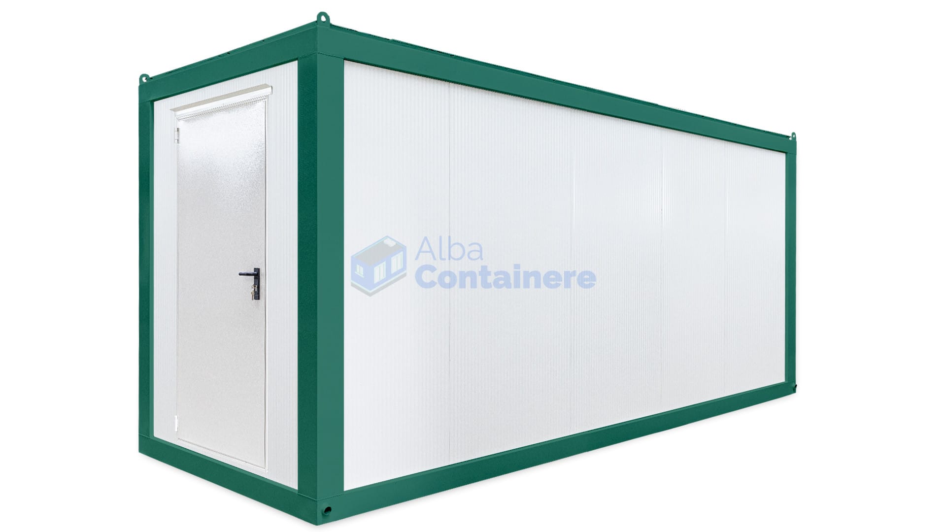 container depozitare alba 6metri verde