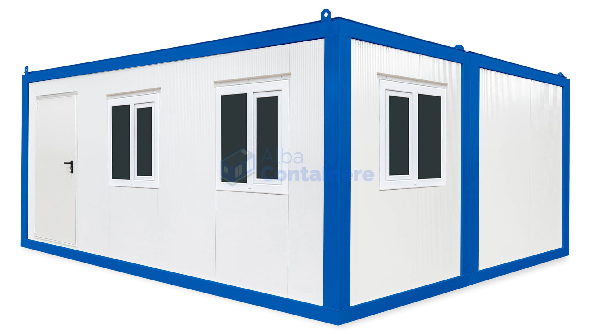 container modular alba 6x48m albastru