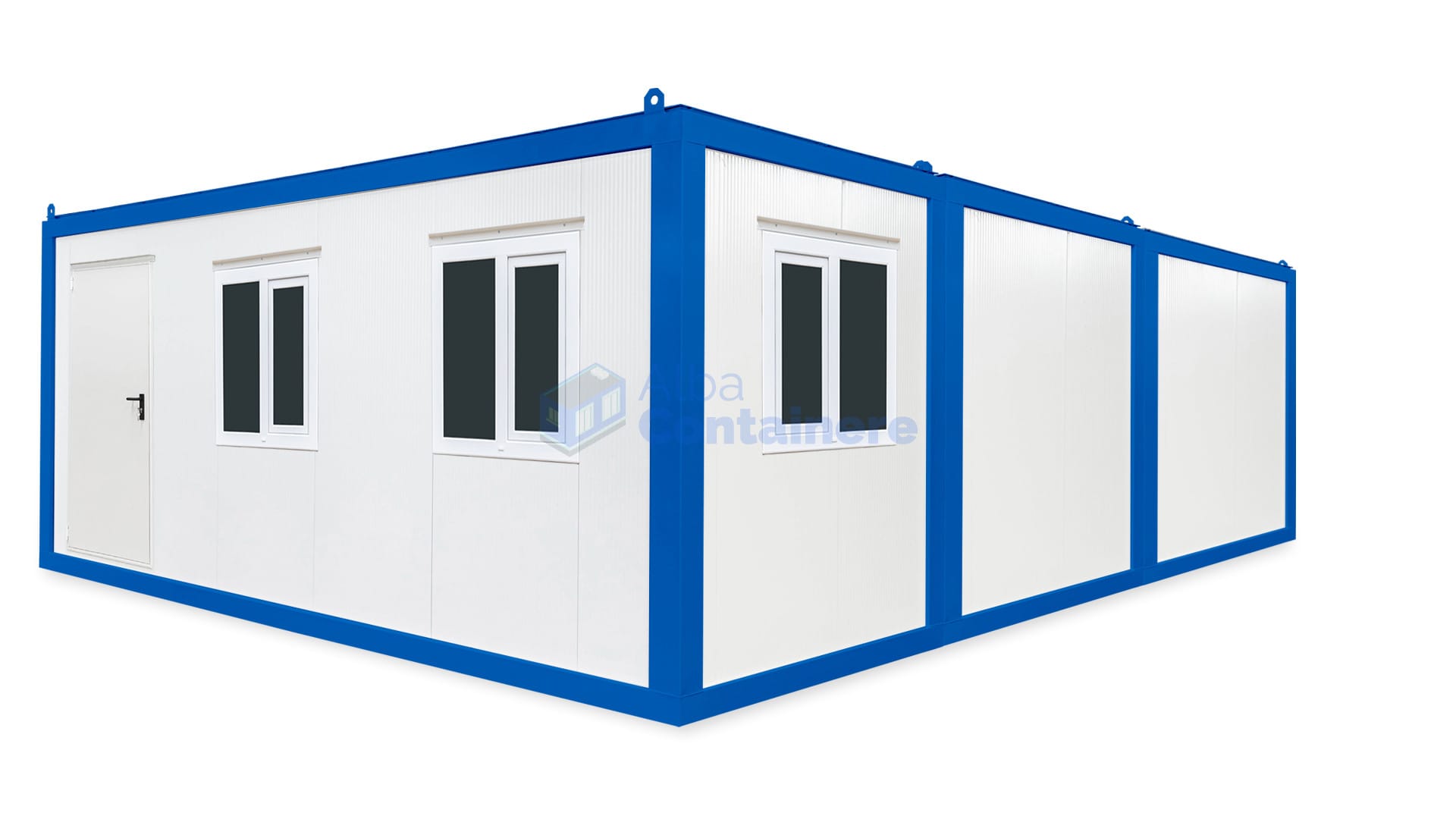 container modular alba 6x72m albastru