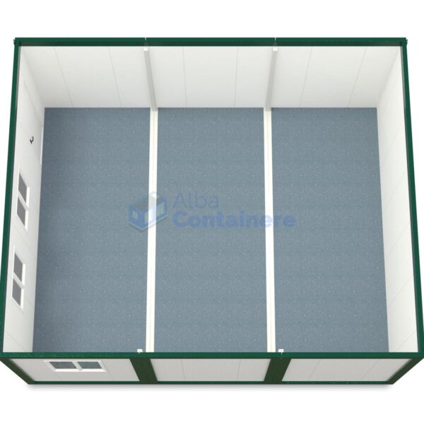 container modular alba 6x72m verde2