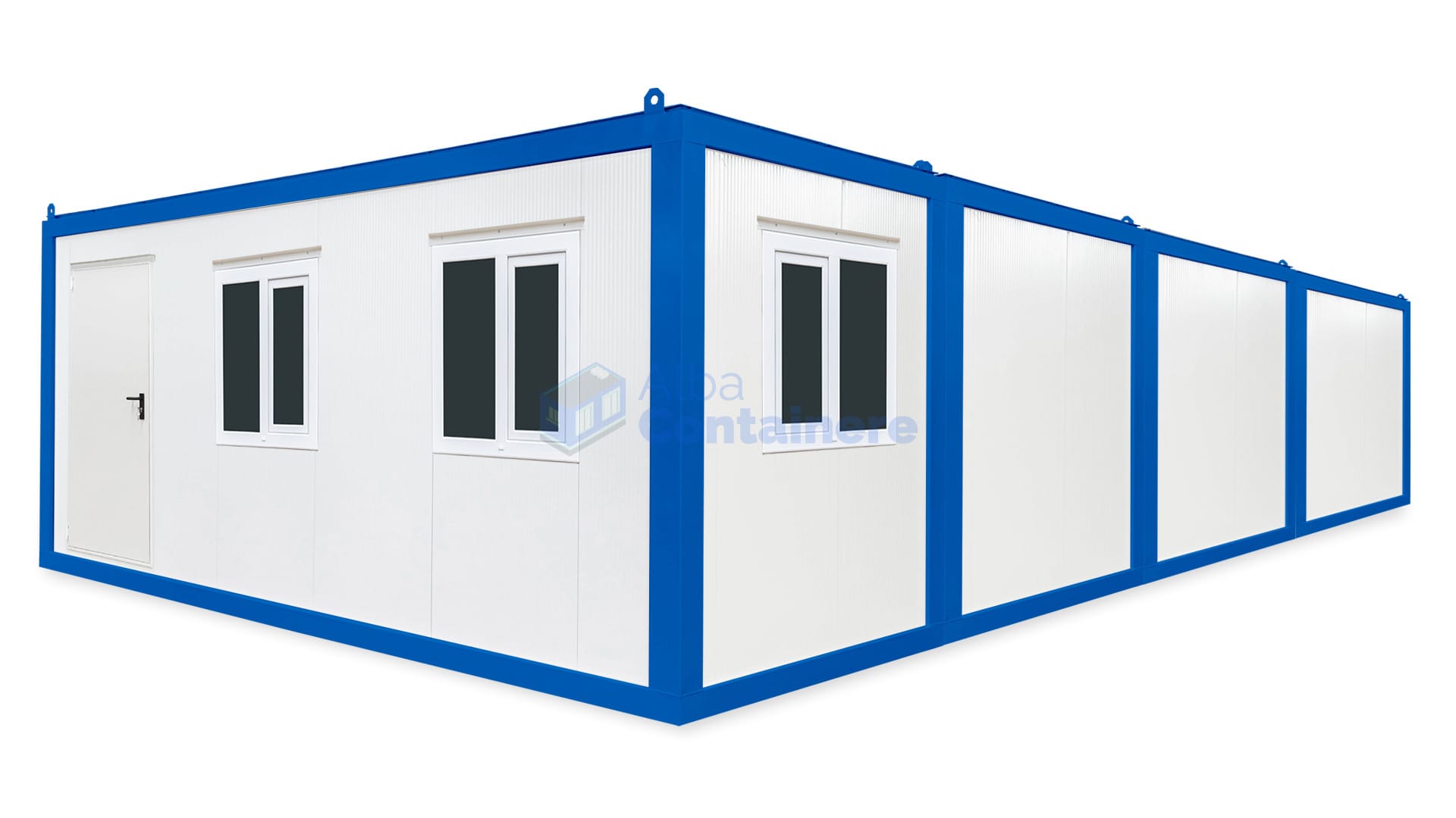 container modular alba 6x96m albastru