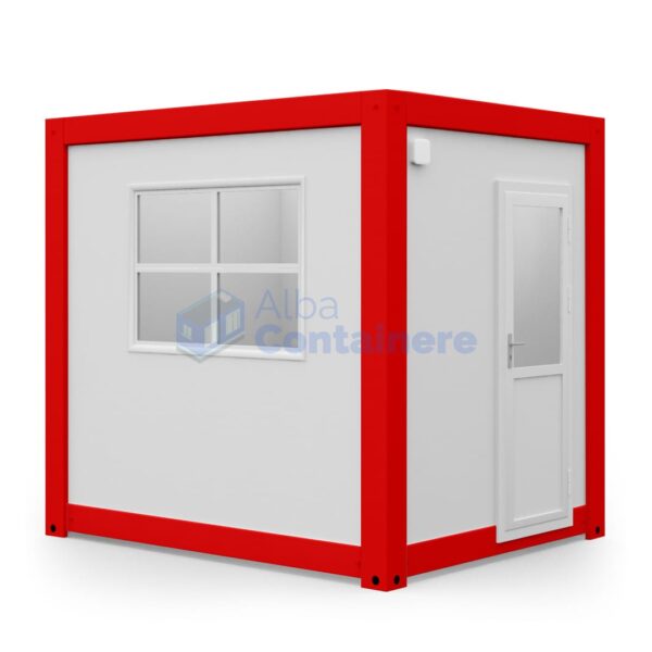 container paza alba model 3 rosu